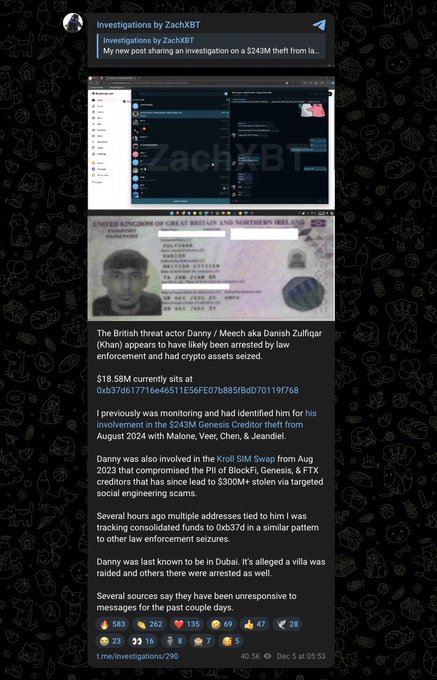 Dossier evidence
