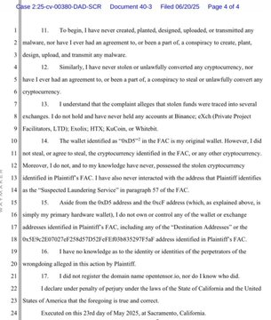 Dossier evidence